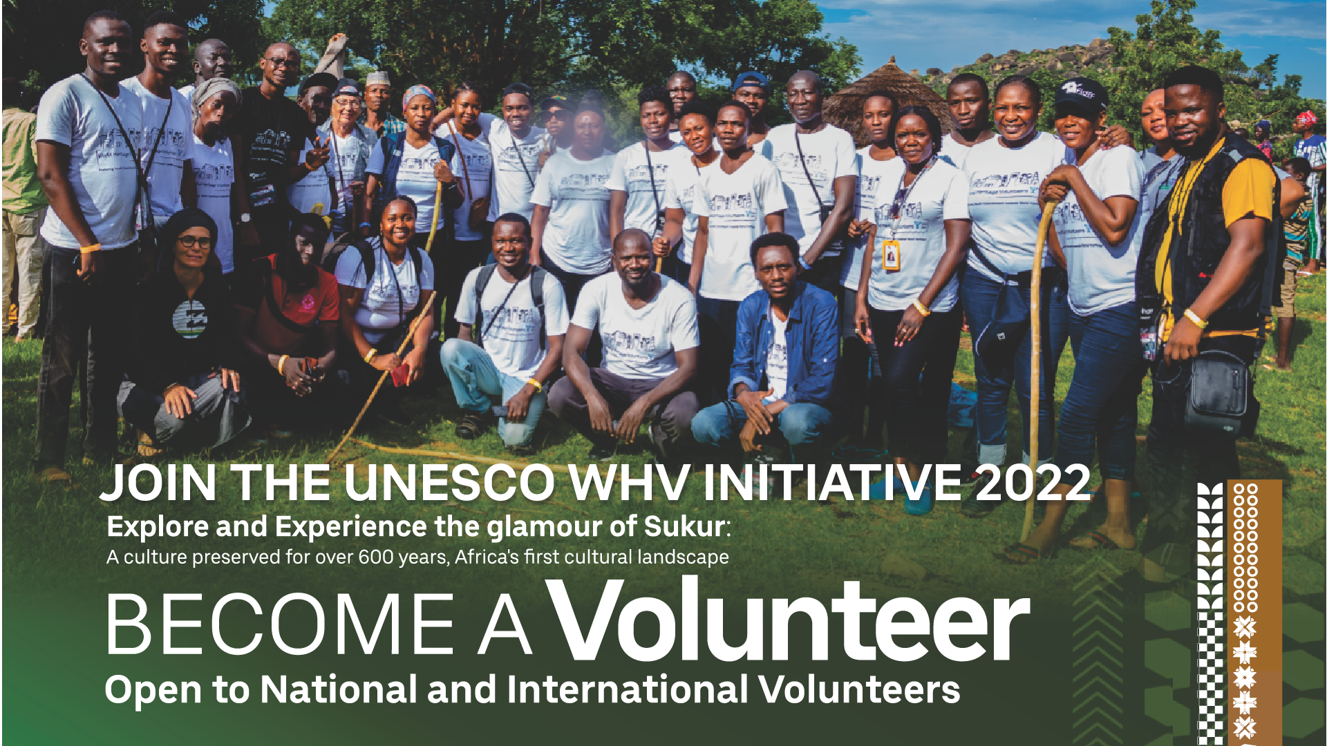 UNESCO World Heritage Volunteers Initiative 2022