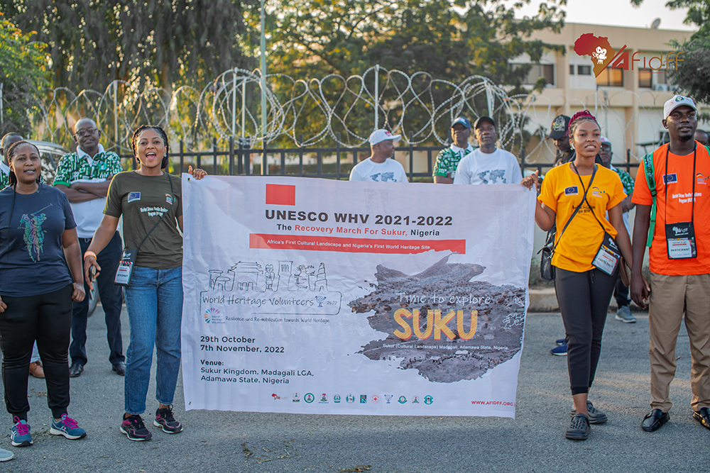 Volunteers Across The World Converge In Sukur For The UNESCO World Heritage Volunteers Initiative In The Recovery March For Africa’s First Cultural Landscape