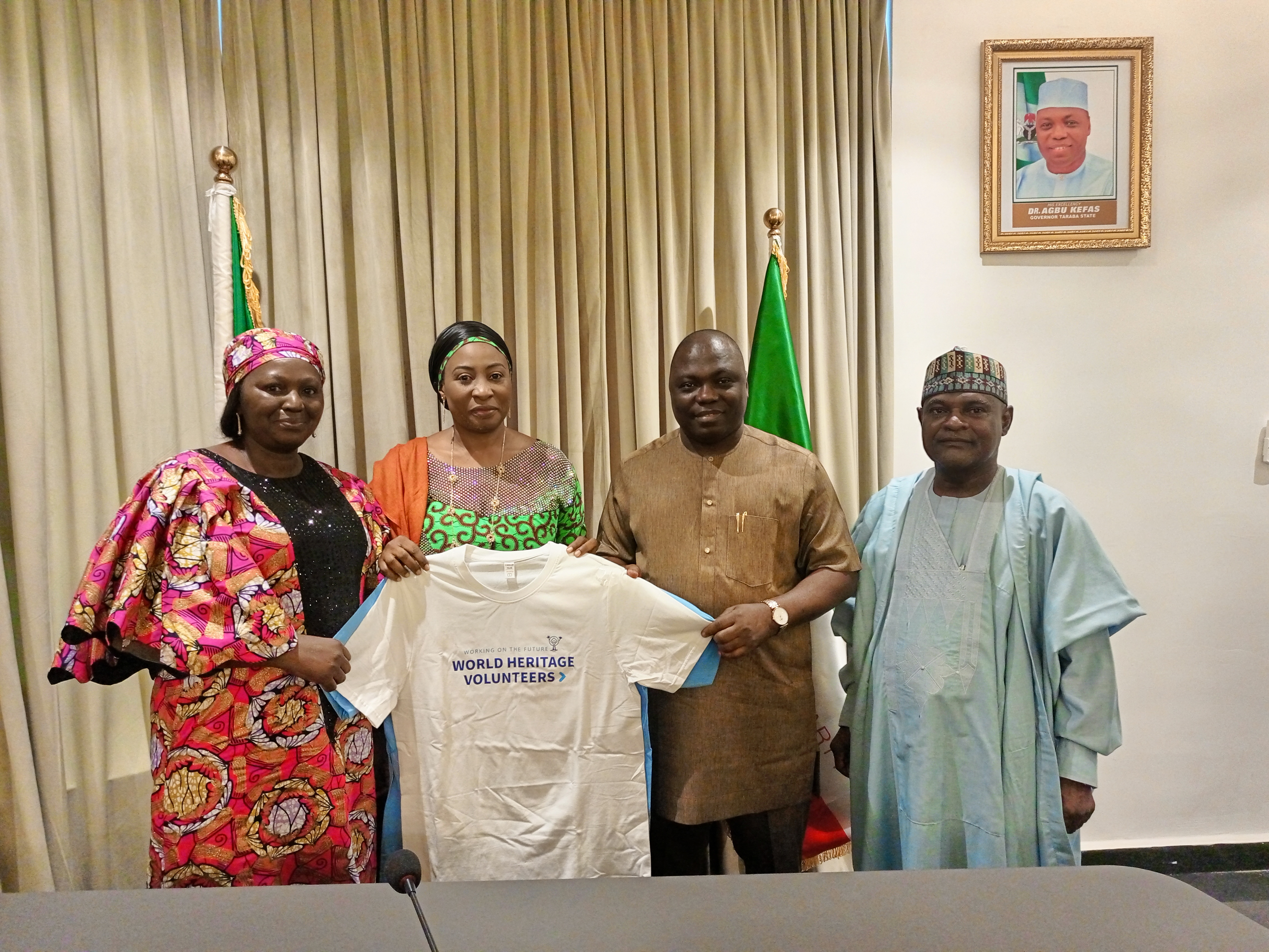 UNESCO World Heritage Volunteers Initiative 2024 Implementing Committee Visit’s Taraba State Governor