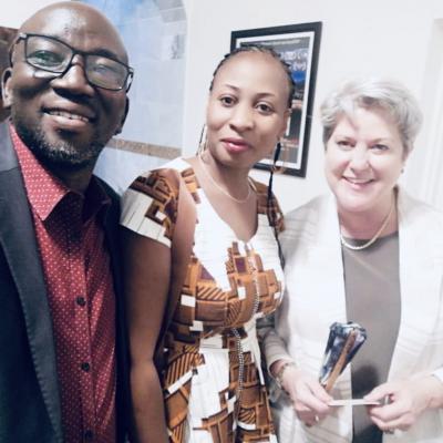 With the U.S Ambassador to Nigeria